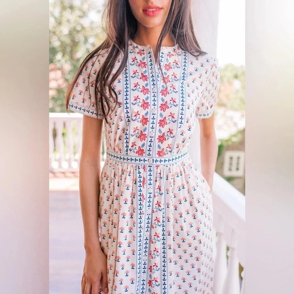 Gal Meets Glam Alisa Floral Button Front Maxi Dress GMG Unicorn - Picture 4 of 16